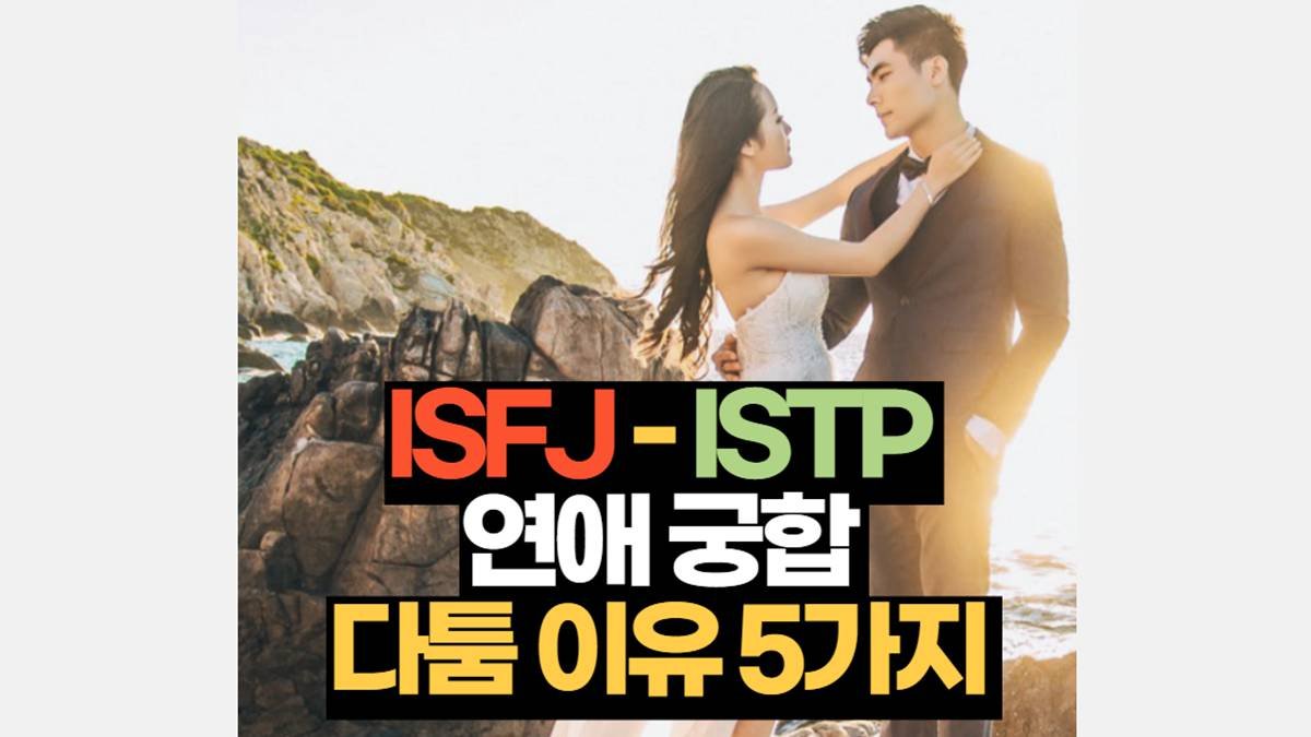 ISFJ-ISTP 연애 궁합 특징 싸움원인 5가지