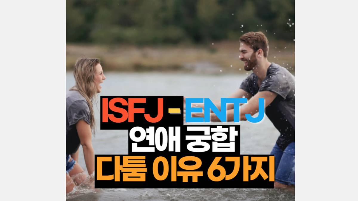 ISFJ-ENTJ 궁합 연애 특징 싸움원인 6가지