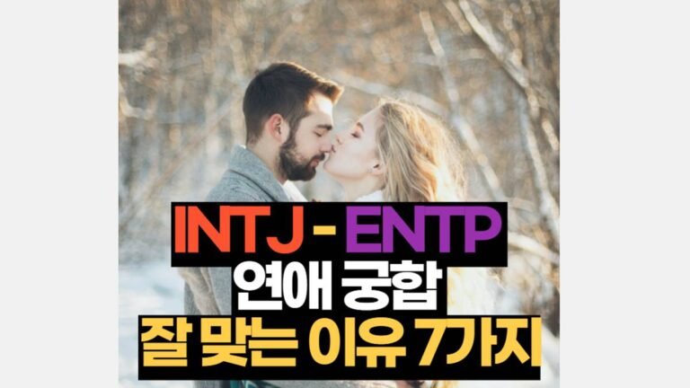 INTJ-ENTP 연애 궁합 잘 맞는 이유 7가지