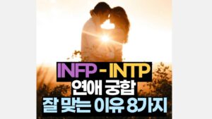 INFP-INTP 연애 궁합 잘 맞는 이유 8가지