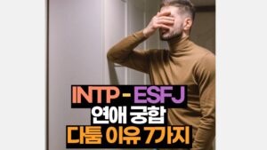 INTP ESFJ 궁합 연애 싸우는 이유 7가지 