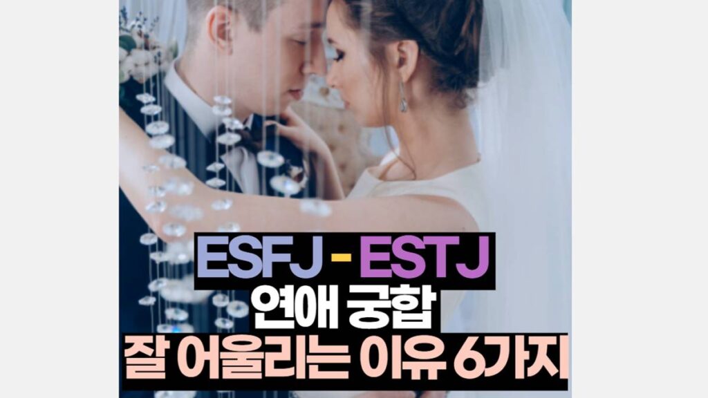 ESFJ ESTJ 궁합 연애 잘 맞는 이유 6가지