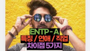 ENTP-A 특징 / 연애 / 직업 차이점 5가지