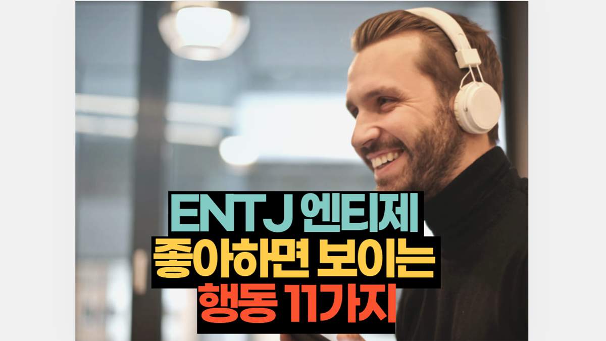 Entj가 좋아하면 하는 행동 11가지 꼬시는 법 | 2023