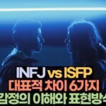 INFJ vs ISFP  대표적 차이 6가지  감정의 이해와 표현방식
