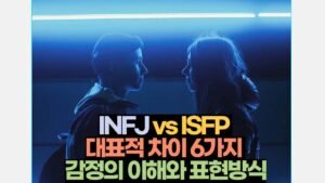 INFJ vs ISFP  대표적 차이 6가지  감정의 이해와 표현방식