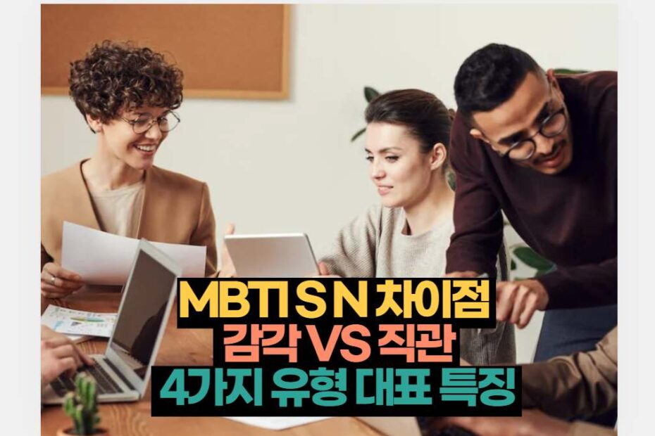 MBTI S N 차이점   감각 VS 직관   4가지 유형 대표 특징 