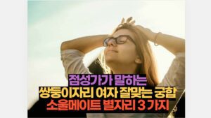 점성가가 말하는 쌍둥이자리 여자 잘맞는 궁합 소울메이트 별자리 3 가지