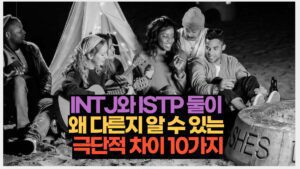 INTJ와 ISTP 둘이  왜 다른지 알 수 있는  극단적 차이 10가지