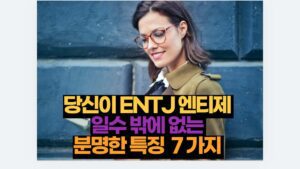 당신이 ENTJ 엔티제  일수 밖에 없는  분명한 특징  7 가지 