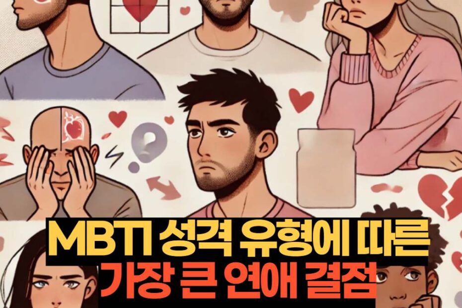 MBTI 성격 유형에 따른 가장 큰 연애 결점
