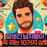 잘생긴 남자들이  꼭 겪는 10가지 상황