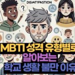 MBTI 성격 유형별로  알아보는  학교 생활 불만 이유