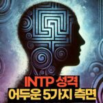 INTP 성격  어두운 5가지 측면